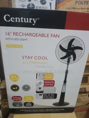 Century Rechargeable Fan 16inch