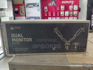 Smaat Sda402bk Mechnical Spring Dual Monitor Arm