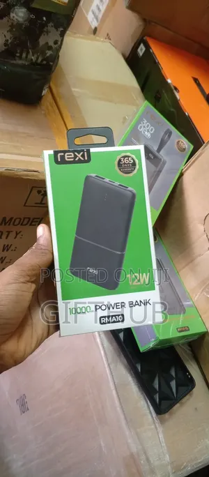 Rexi Power Bank 10000mah 12w Super Fast Charging