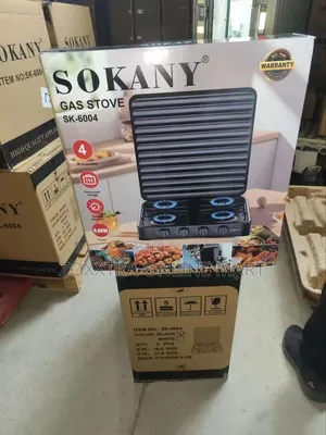 Sokany 4-Burner Gas Cooker