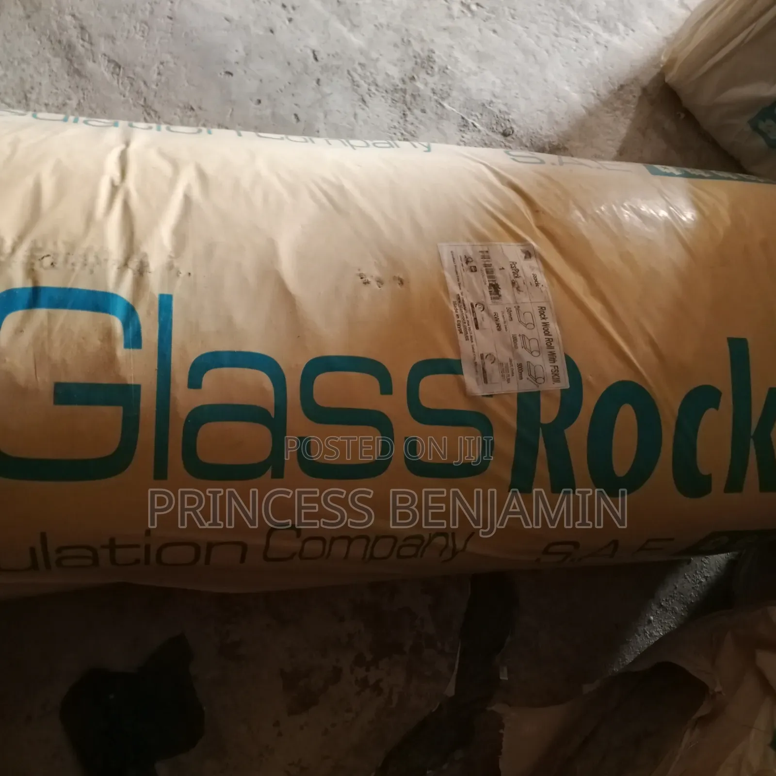 Glass Rock Wool With Wire 50mm