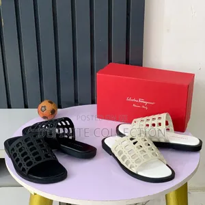 Salvatore Ferragamo Unique Design Slippers