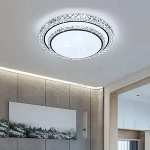 Crystal Flush Chandelier Round and Square