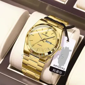 Poedagar Stainless Steel Quartz Wristwatch