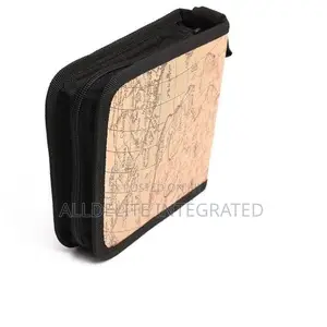 40 Disc Cd Holder Case Storage Wallet - Faux Leather Bag
