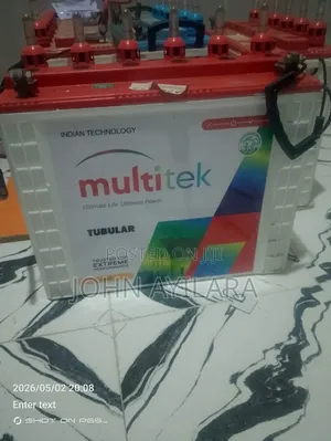 2 Multitek 220ah Tubular Battey