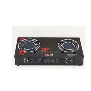 Lg, Infrared Glass Tabletop Gas Stove Two Burner
