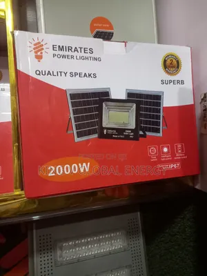 Emirates Power Lighting 2000w Solar Flood Light