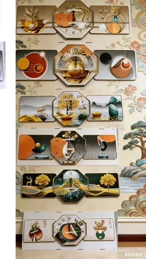 3 in 1 Frame Acrylic Wall Clock