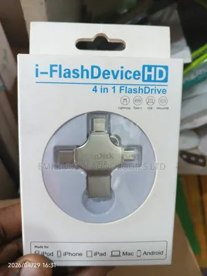 64gb 4 in 1 Flashdrive, Lightening, Type C, Usb, Microusb