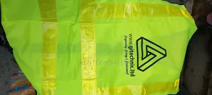 Green Reflective Jacket With Branding