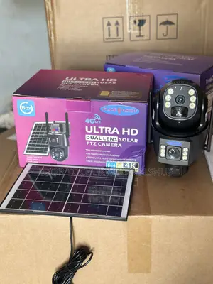 Best 4g Lte Ultra Hd Dual Lens Solar PTZ CCTV Camera