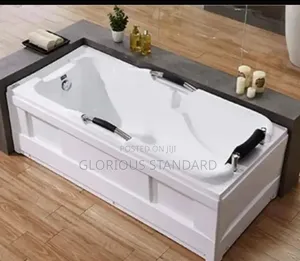 Executive Panel Bathtub White With Hair Dresser