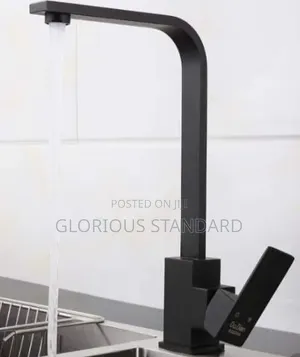 Seven Shape Kitchen Mixer Tap Black