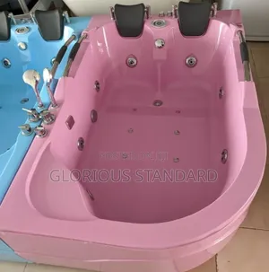 Double Curve Jacuzzi Pink Color