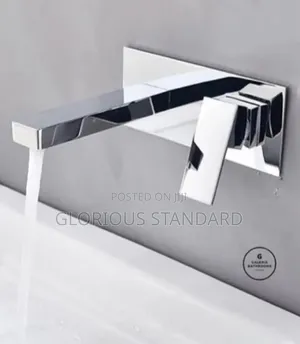 Square Conduit Bathtub Mixer Chrome