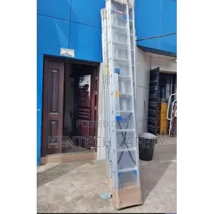20x2 Aluminum Extension Ladder 40ft Heavy Duty