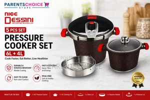 Dessini 5-Piece Pressure Cooker Set (6l + 4l)