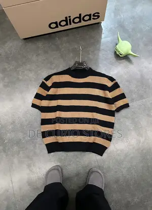 New Body Hug Thick Knitted T-Shirt