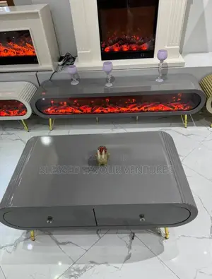 Brand New Imported Fire Plate Tv Stand and Center Table Available