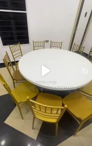 Rent Wide Gold Chivari Chairs Table