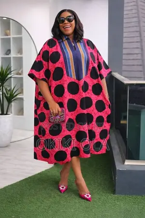 Adire/Ankara Aso Oke Bubu Gown