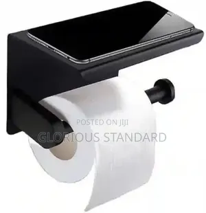Phone Top Tissue Holder Black
