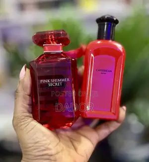 Pink Shimmer Secret + Carbean Musk Perfume