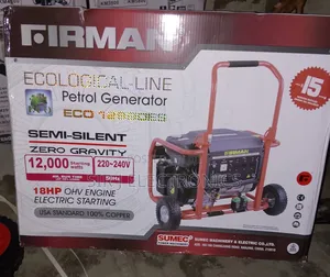 12kva Sumec Firman Petrol Keystart Generator+ Tyre + 100% Copper Coil