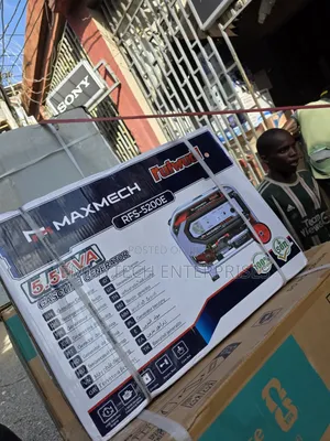This Is Maxmech 5.5kva Petrol Generator 100% Copper Coil