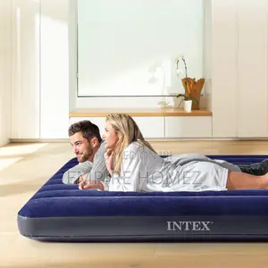 Inflatable Mattress, Blue Colour, 152 X 203 Cm