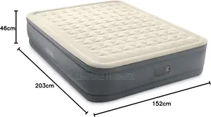 Intex Inflatable Dura-Beam Elevated Premaire With Usb Charging Port