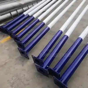 Galvanized Steel Solar Street Light Poles.