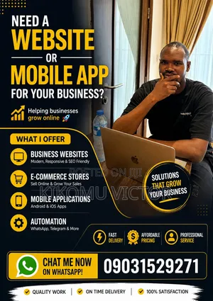 Website Mobile App for Businesses, Get More Customers Online
