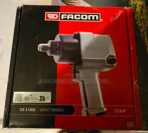 Facom Nk.1101e 3/4" Pneumatic Impact Wrench Set