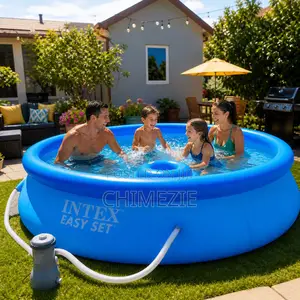 13feet Easy Set Pool With Water Filter Pump 3ft Depth