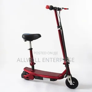 Electric Scooter With Comfortable Seat - Red | Foldable | Abuja