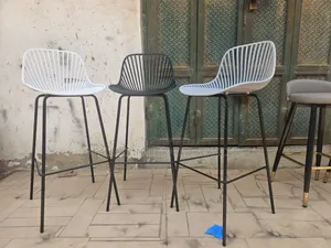 Classic Bar Stool, With Backrest and Footrest