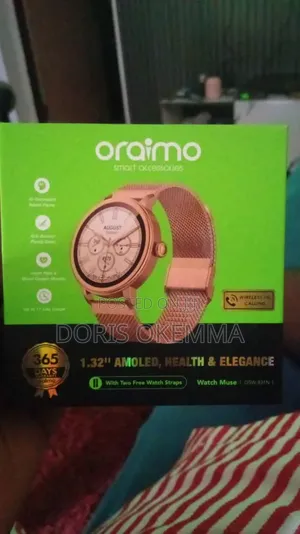 Oraimo Watch Muse (Osw-831n) 1.32" Amoled Luxury Smartwatch 