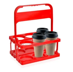 Foldable 6 Bottle Carrier Rack Drink Carrier Beverage