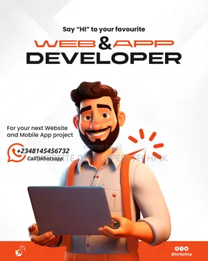 Website Developer and Mobile App Developer. Website Designer Lagos