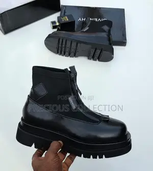 Mens Givenchy Zip Up Double Sole Ankle Boot