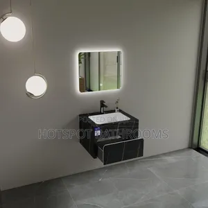 Luxury Floating Sink Cabinet With Mirror Drawer