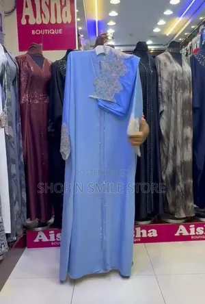 Dubai Lace Strim Abayas