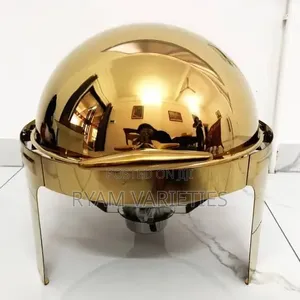 Stainless Steel Gold Roll Top Crafting Dish