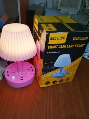 Bec Gold 505pd Smart Desk Lamp Socket + Usb | Precious Electric