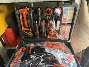 Set of Electrical Tools Box With Impact Drill