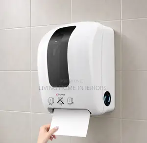 White Automatic Tissue Dispenser