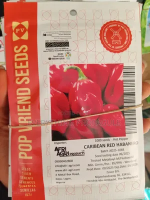 Caribbean Red Habanero Pepper Seeds