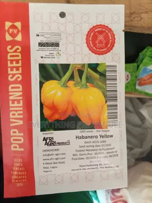 Habanero Yellow Pepper Seeds